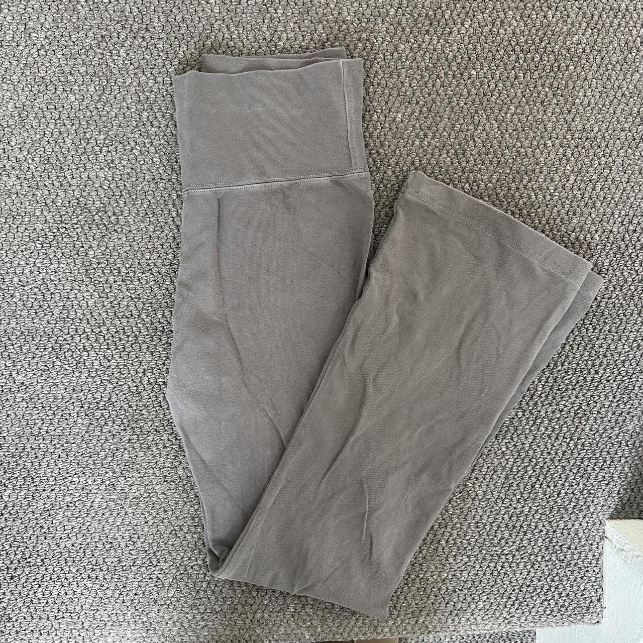 Brandy Melville grey yoga pants Fits like a size... Depop