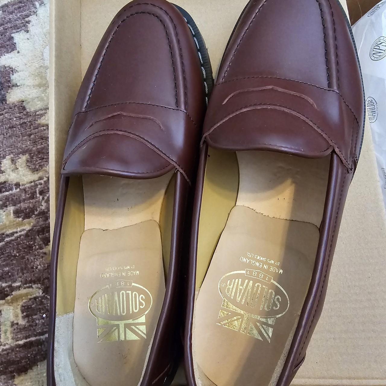 NIB Solovair Penny Loafers in Oxblood size
