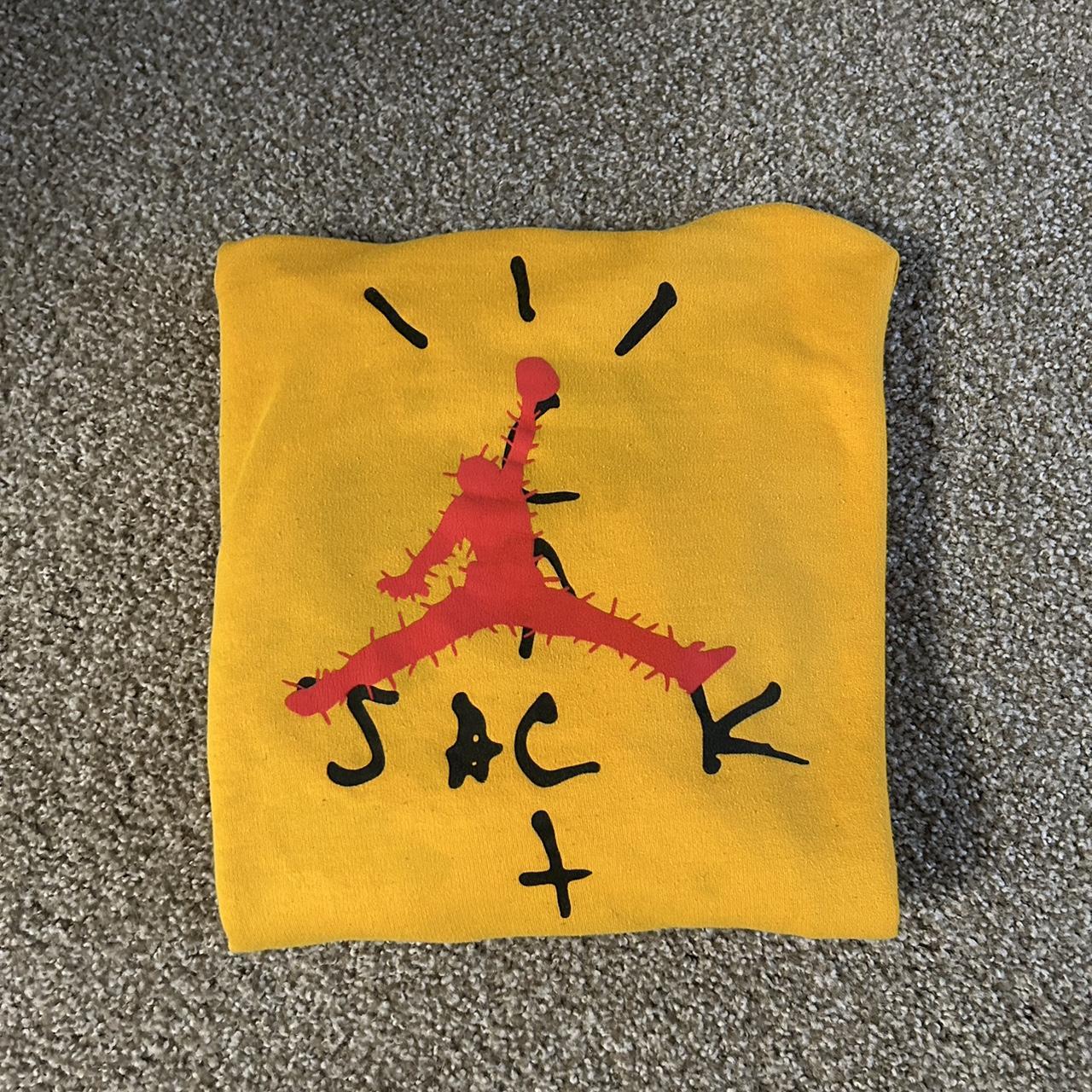 cactus jack nike hoodie yellow