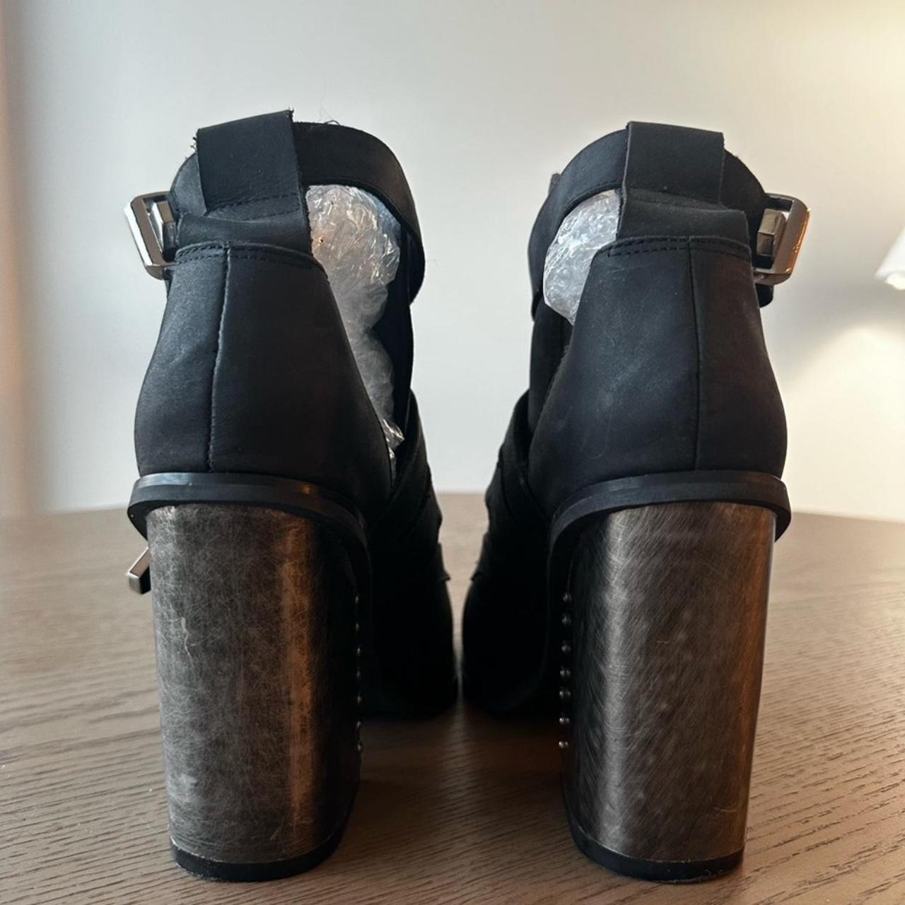 Jeffrey Campbell “Cousins” black leather Depop