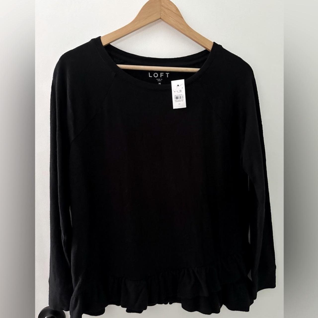 Loft black blouse online