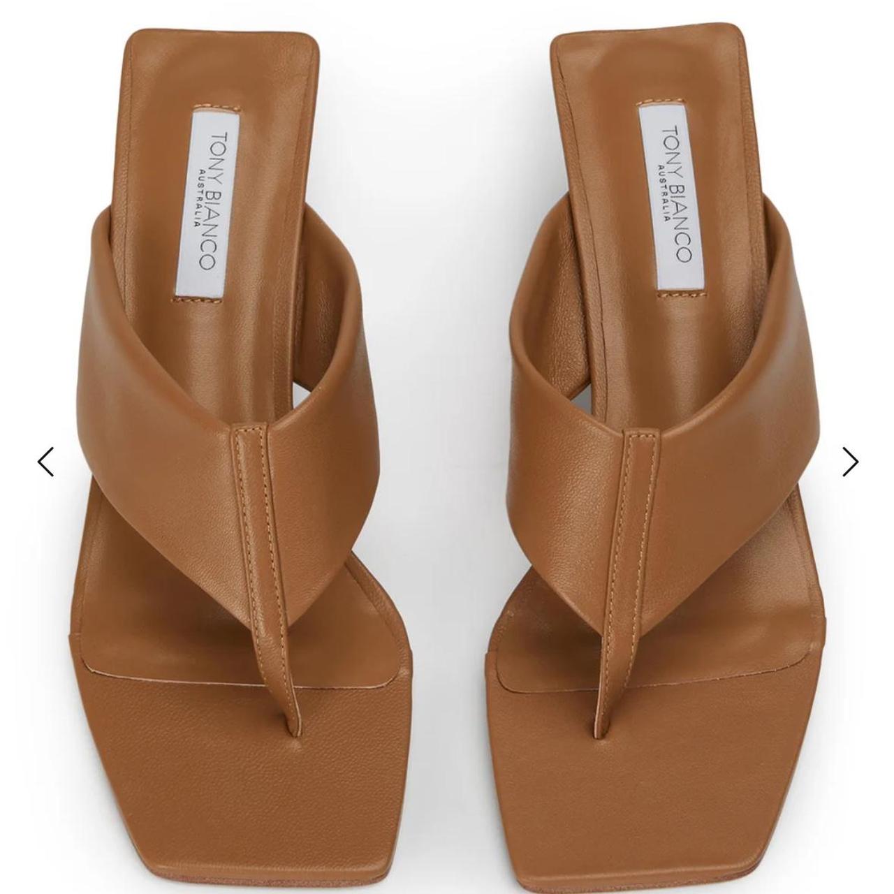 Gemini Tan Napa Wedges - Tony Bianco Original price | Depop