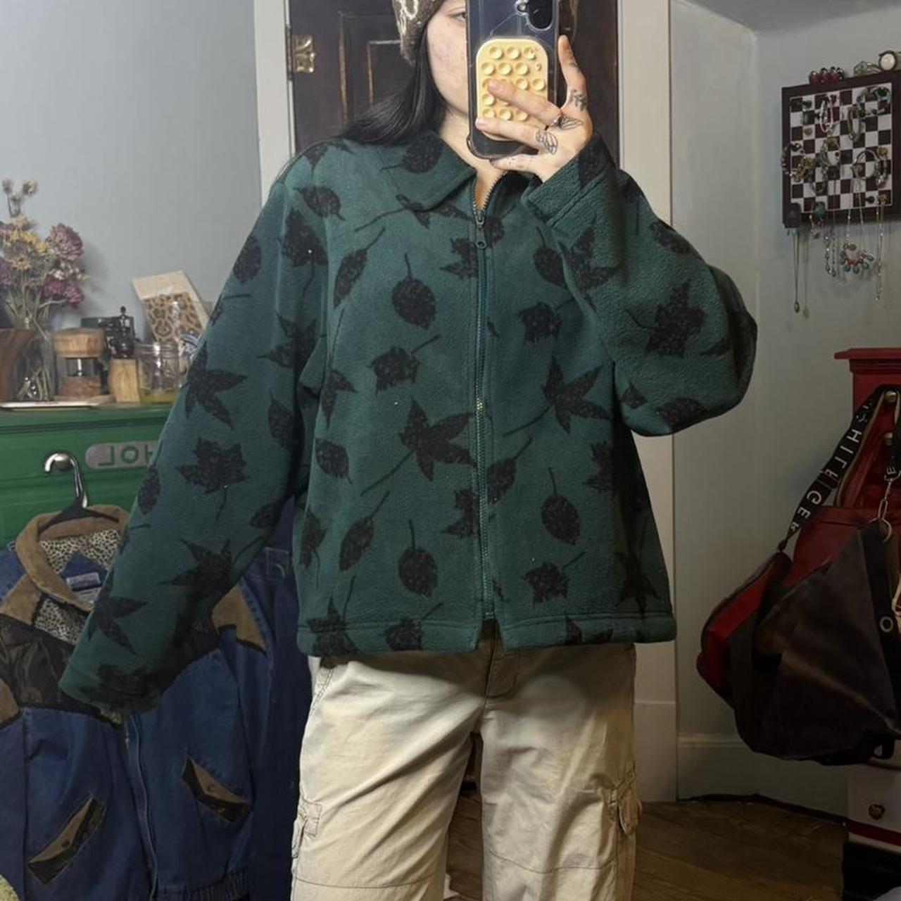 Basic Editions Women's Jacket - Green - L – Basic… - image 1