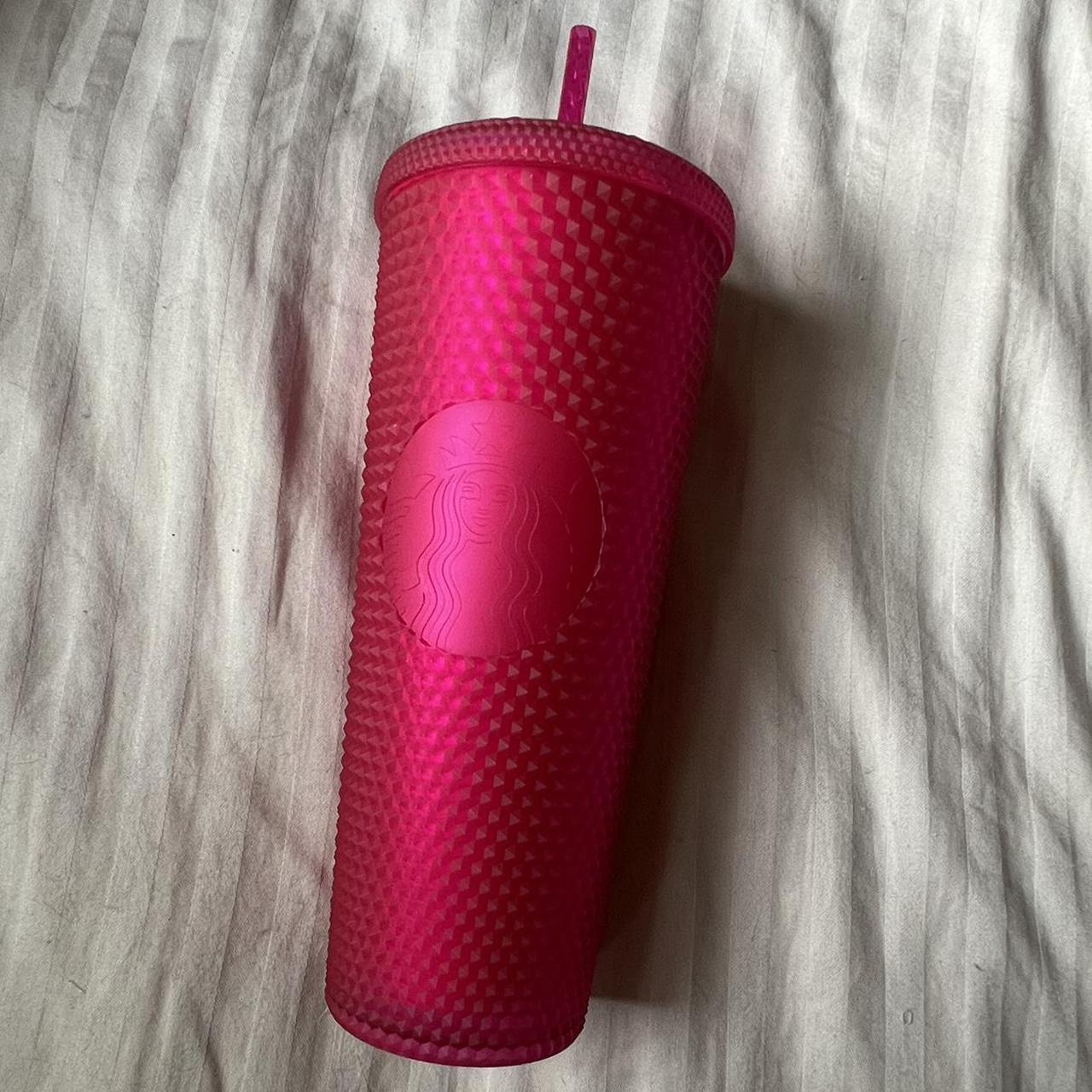 PINK STUDDED STARBUCKS CUP!!! 💗 NEVER USED 💖 Small... Depop