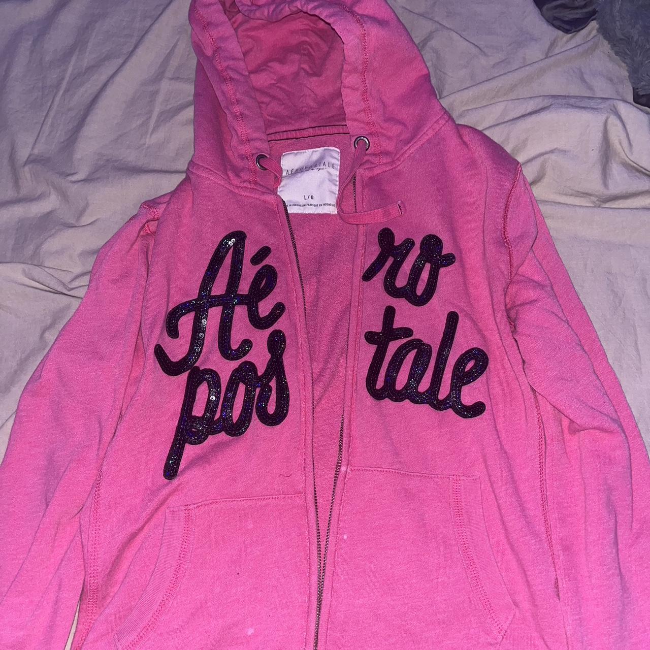 Aeropostale pink sweater best sale