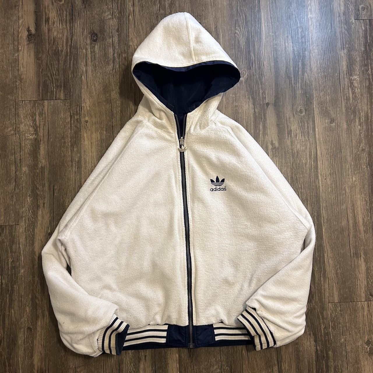 Vintage y2k Reversible Adidas Jacket Size XL Great. Depop