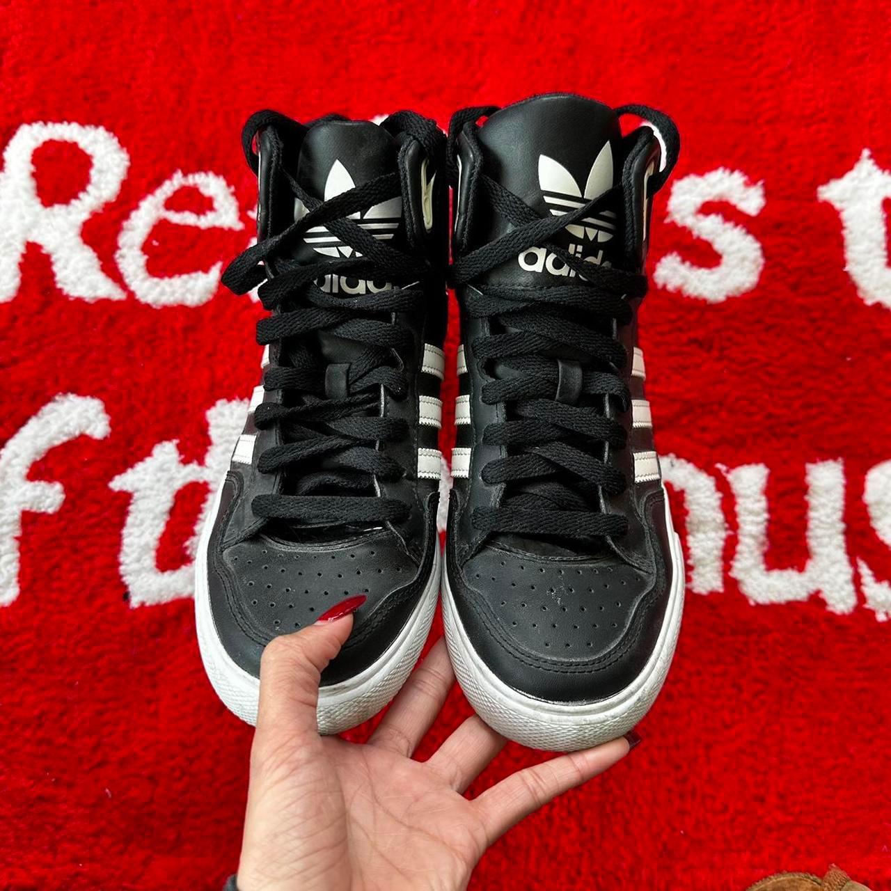 Adidas Shoes Adidas High Tops Womens Black And White Women B&w