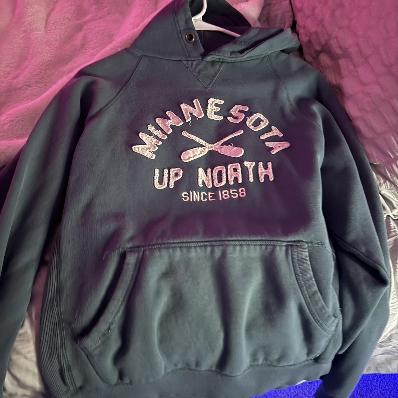 Minnesota Hoodie, The brand on tag says Blue 84