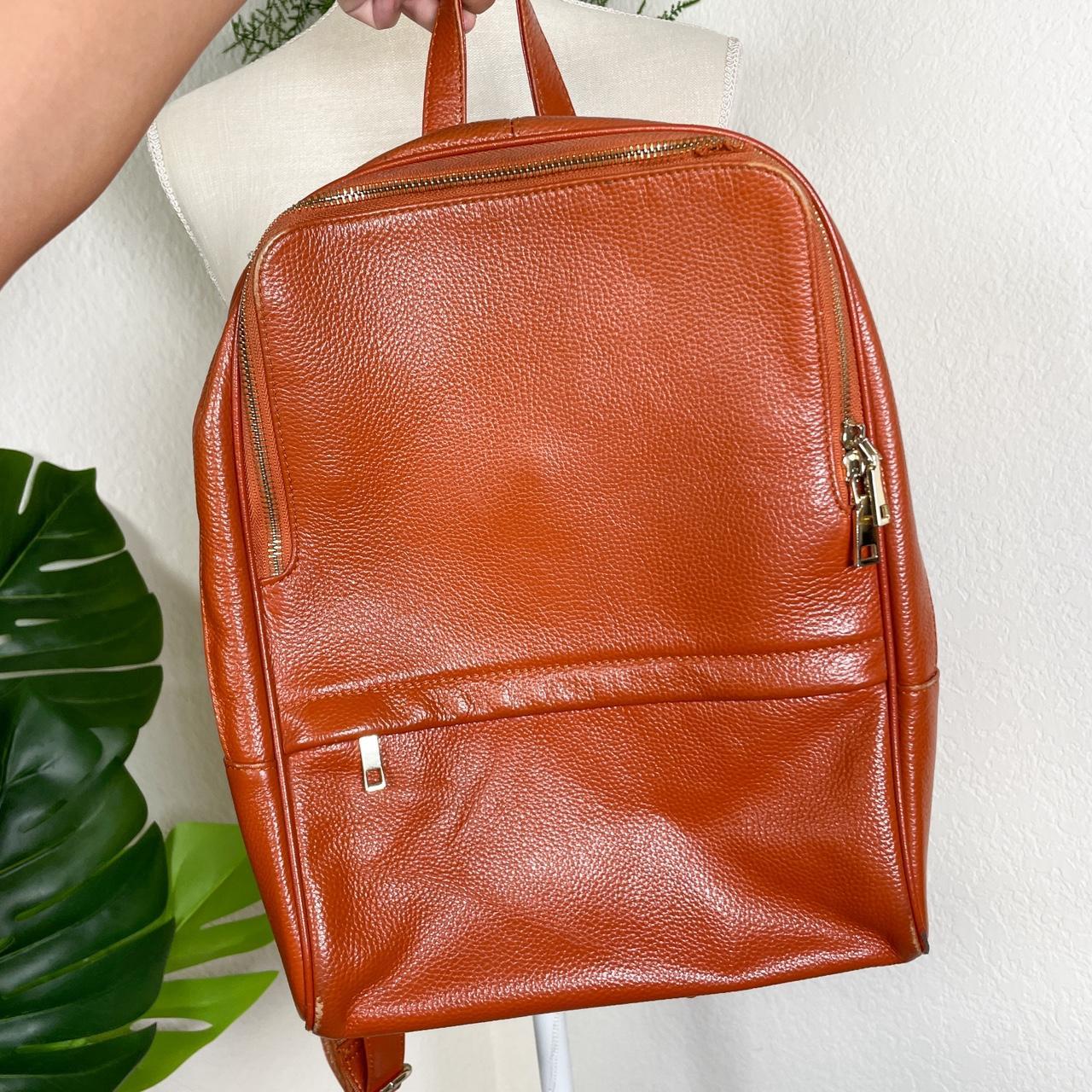 Coolcy leather outlet backpack