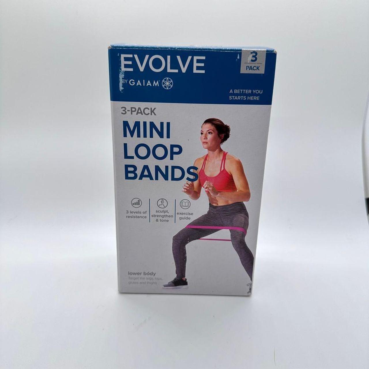 Evolve by Gaiam 3 Pack Mini Resistance Loop... Depop