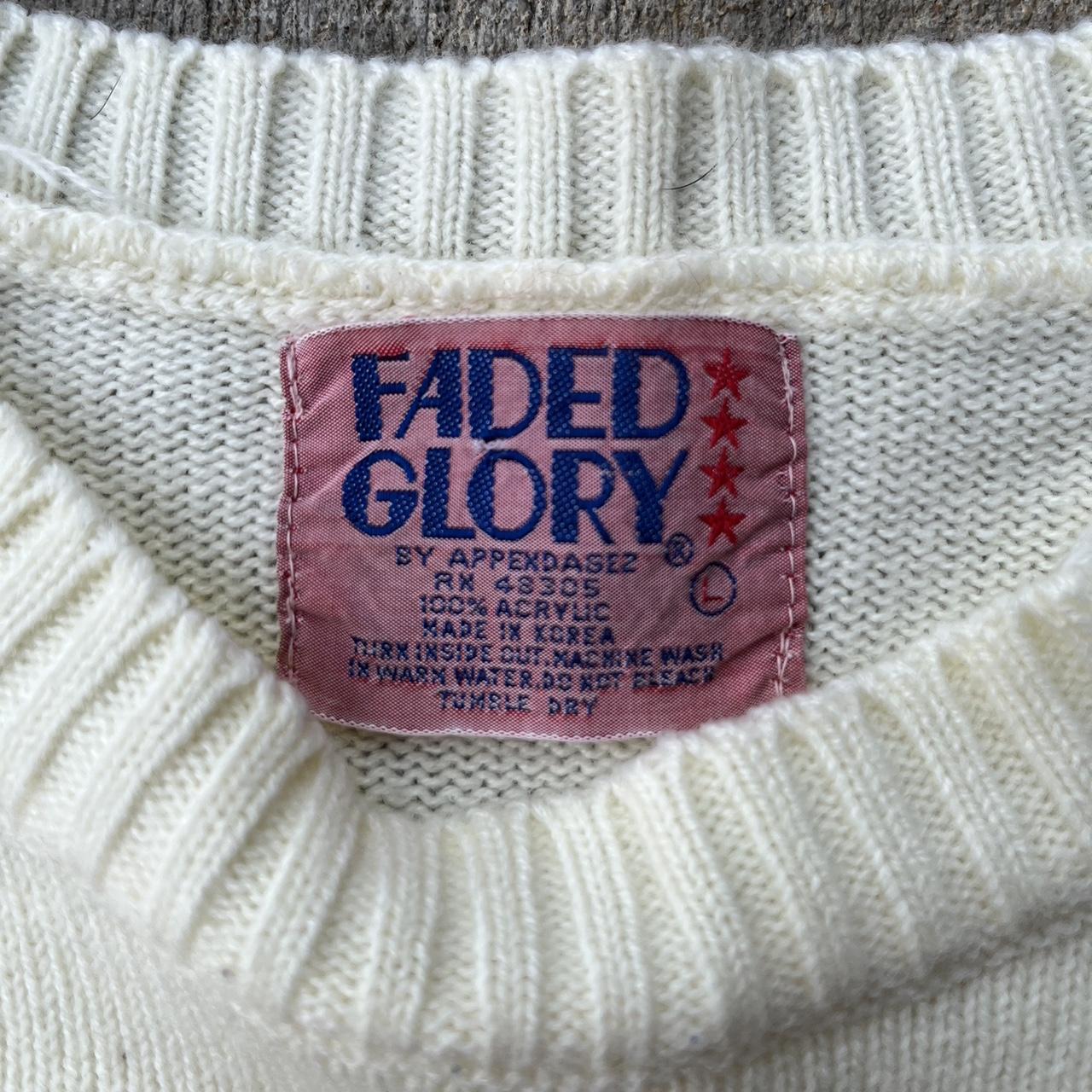 Faded Glory Women's Sweater - Cream - L – Vintage… - image 2