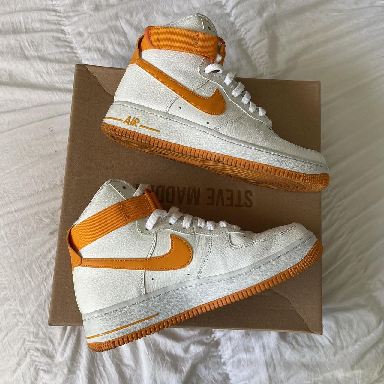 Nike Air Force 1 High Vibrant Orange women s. Depop