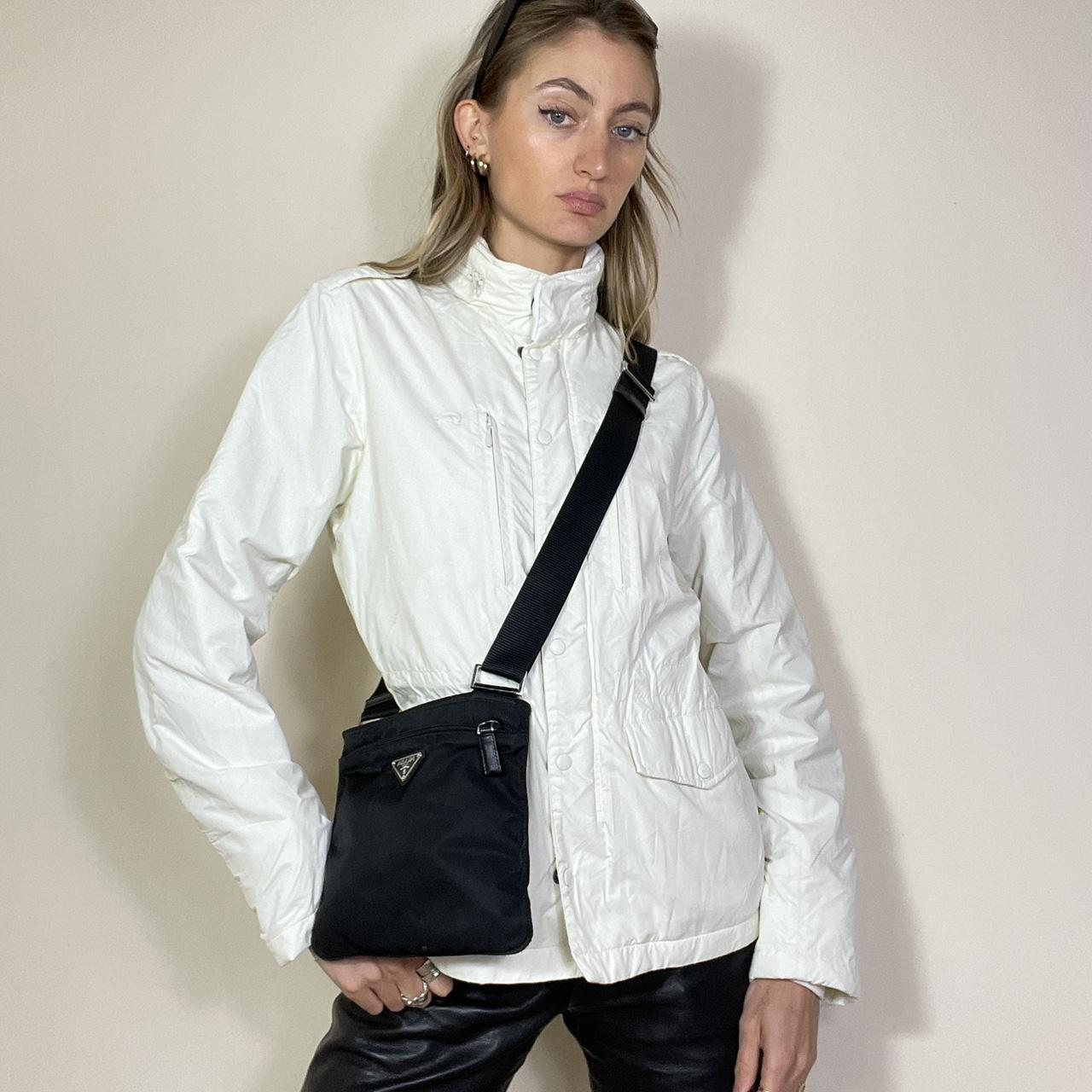 Lacoste Women's White Jacket | Depop