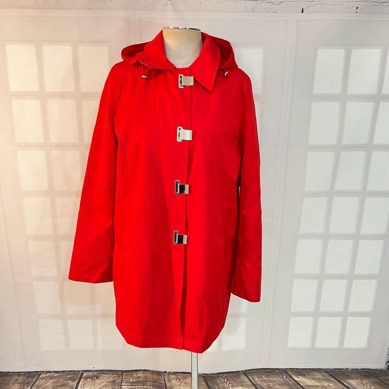 Michael kors red raincoat online