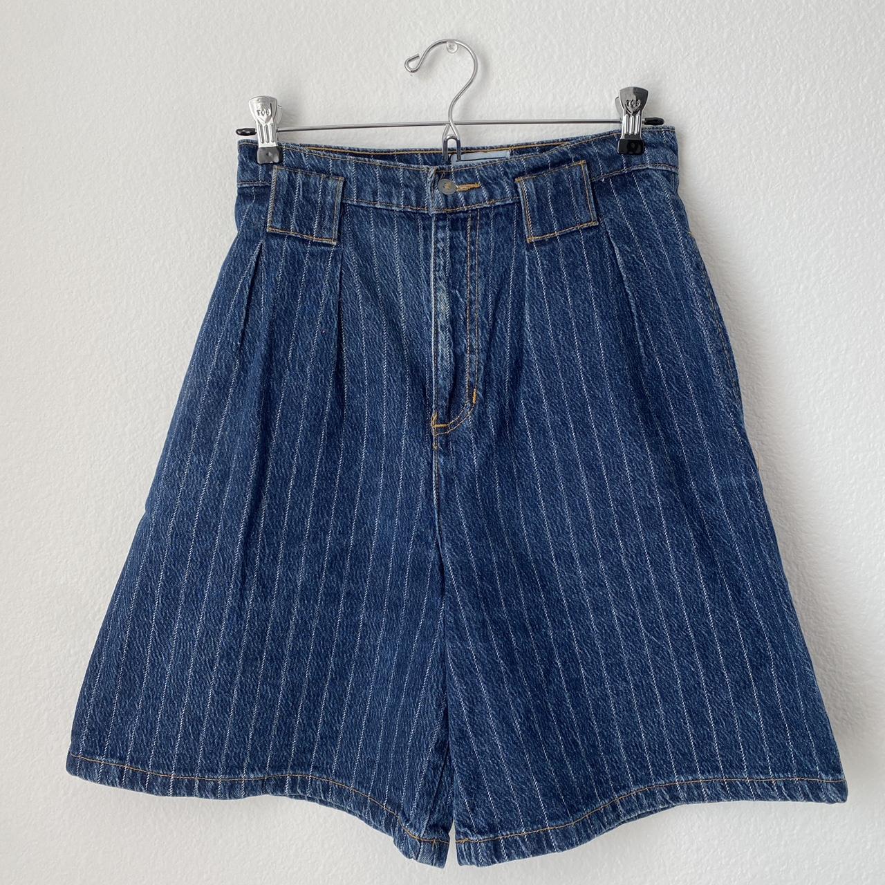 Vintage women’s denim shorts palmetto loafers