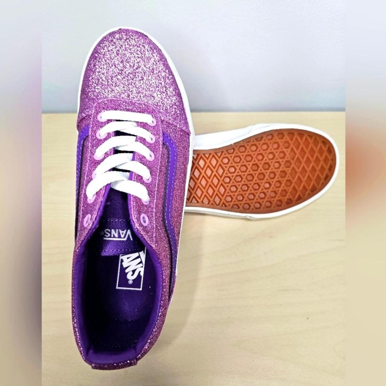 Metallic purple vans best sale