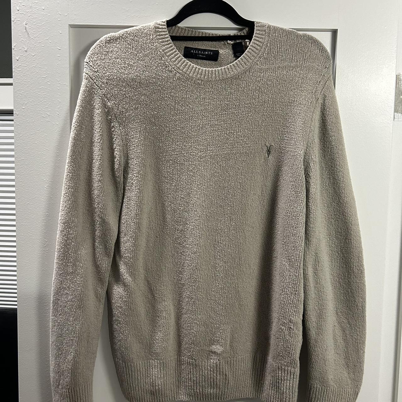 All saints cream jumper best sale