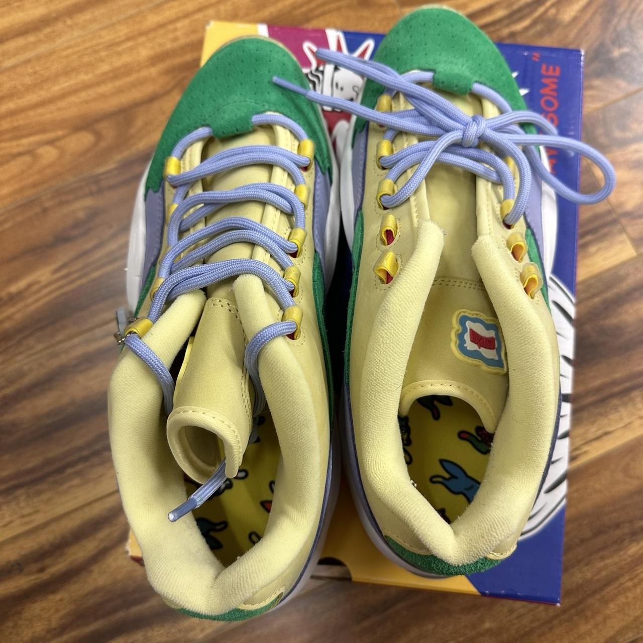 Yellow Allen Iverson Ice Cream Shoes Buy BBC Ice Cream X Question