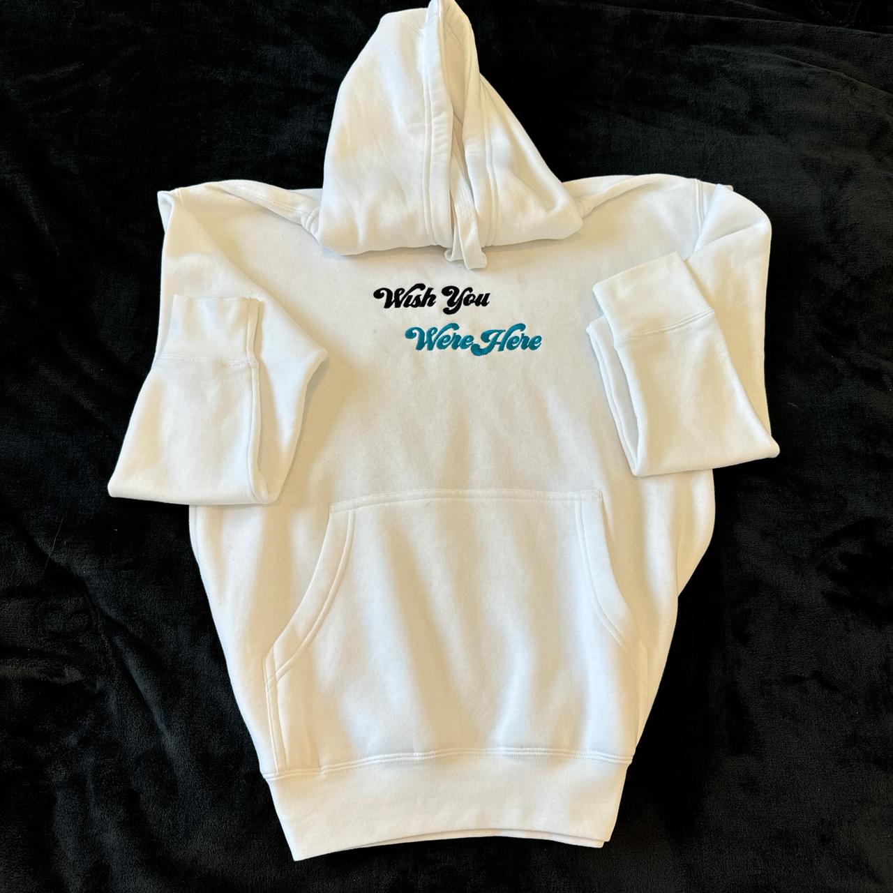 Wish You Were Here Hooded Baby Onesie Wish You Were Here Hooded Baby Onesie