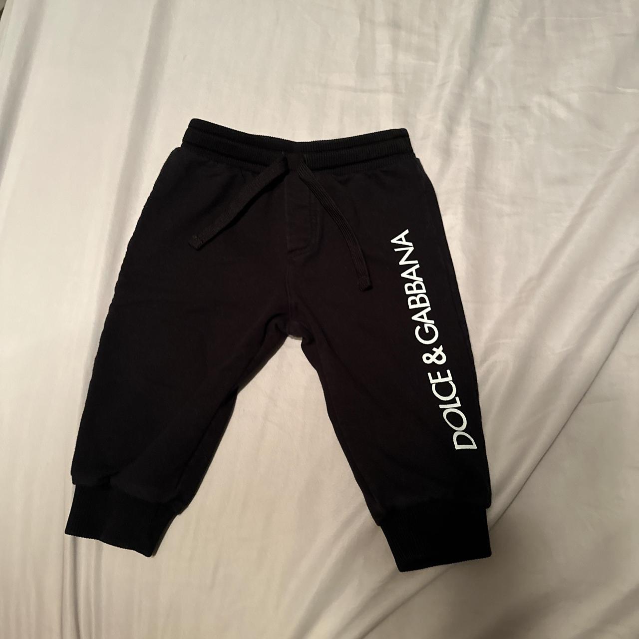 DOLCE GABBANA BABY SWEATPANTS WORN time