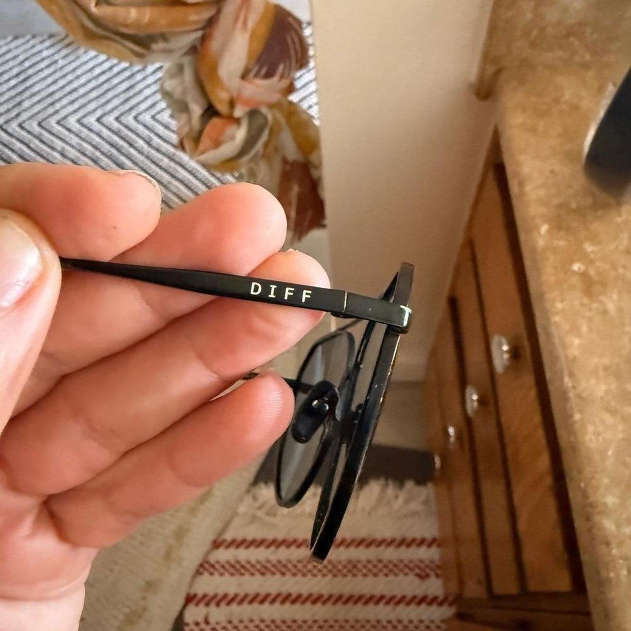 DIFF Women's Aviator Sunglasses - Black – DIFF av… - image 2