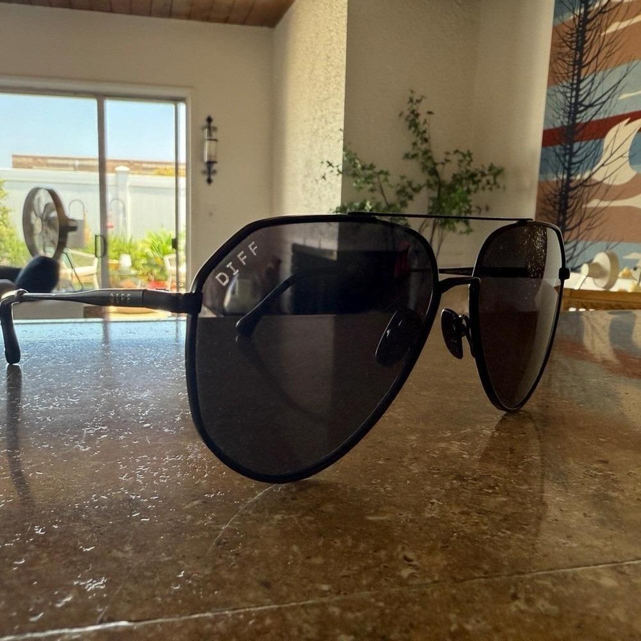 DIFF Women's Aviator Sunglasses - Black – DIFF av… - image 5