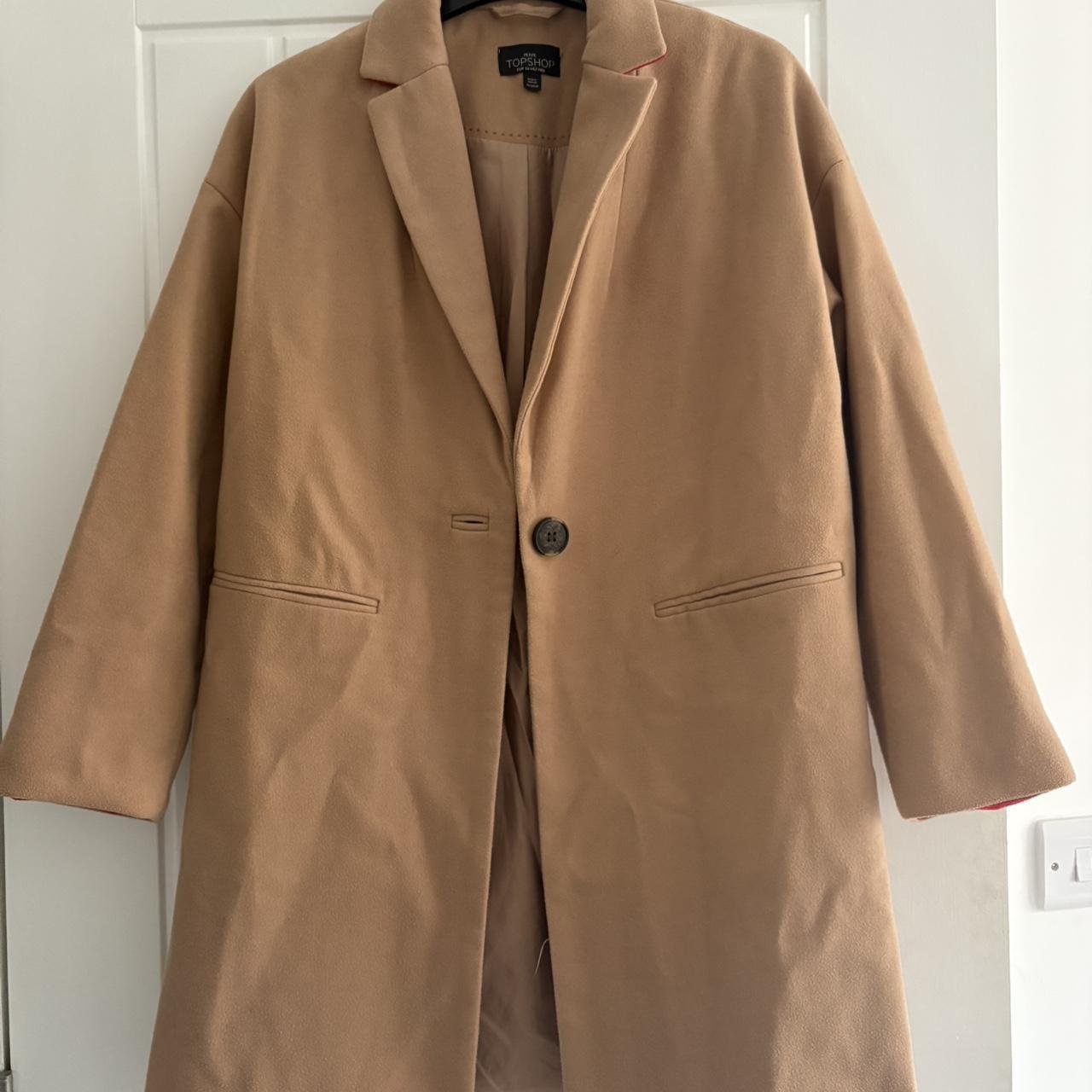 Topshop Petite brown coat Depop