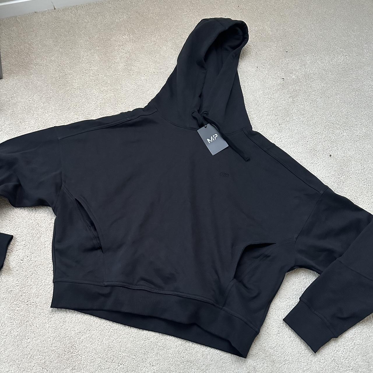 MP My protein black oversized cropped hoodie, RRP... Depop