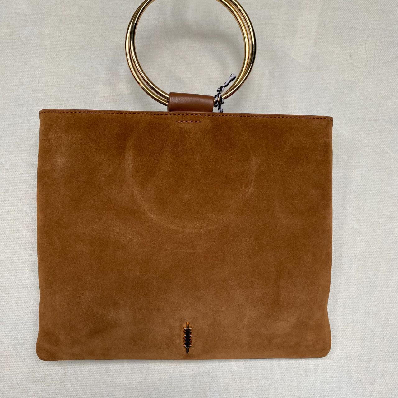 Thacker Brown Suede factory Clutch