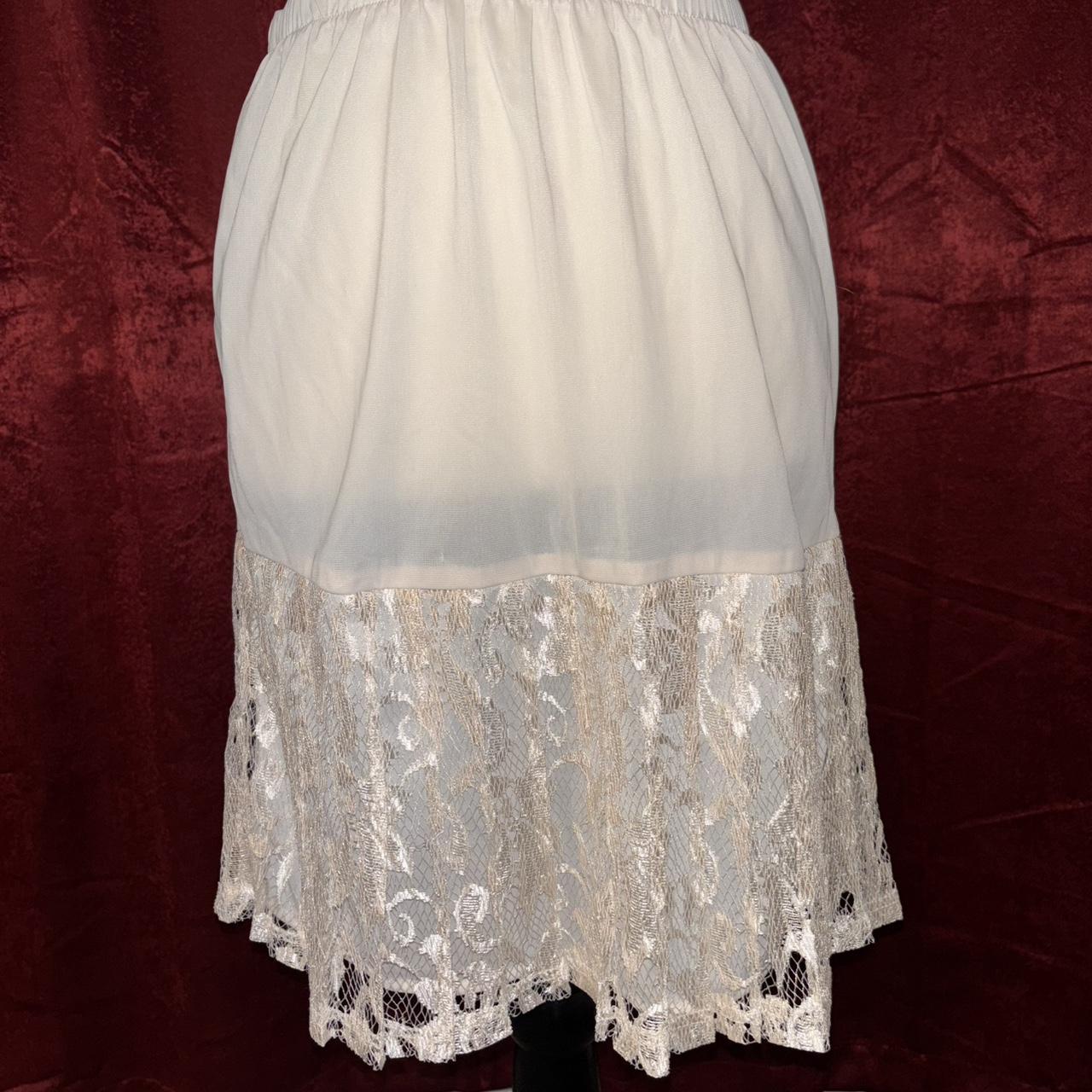 Women's Skirt - White/Cream - S – White and cream… - image 2