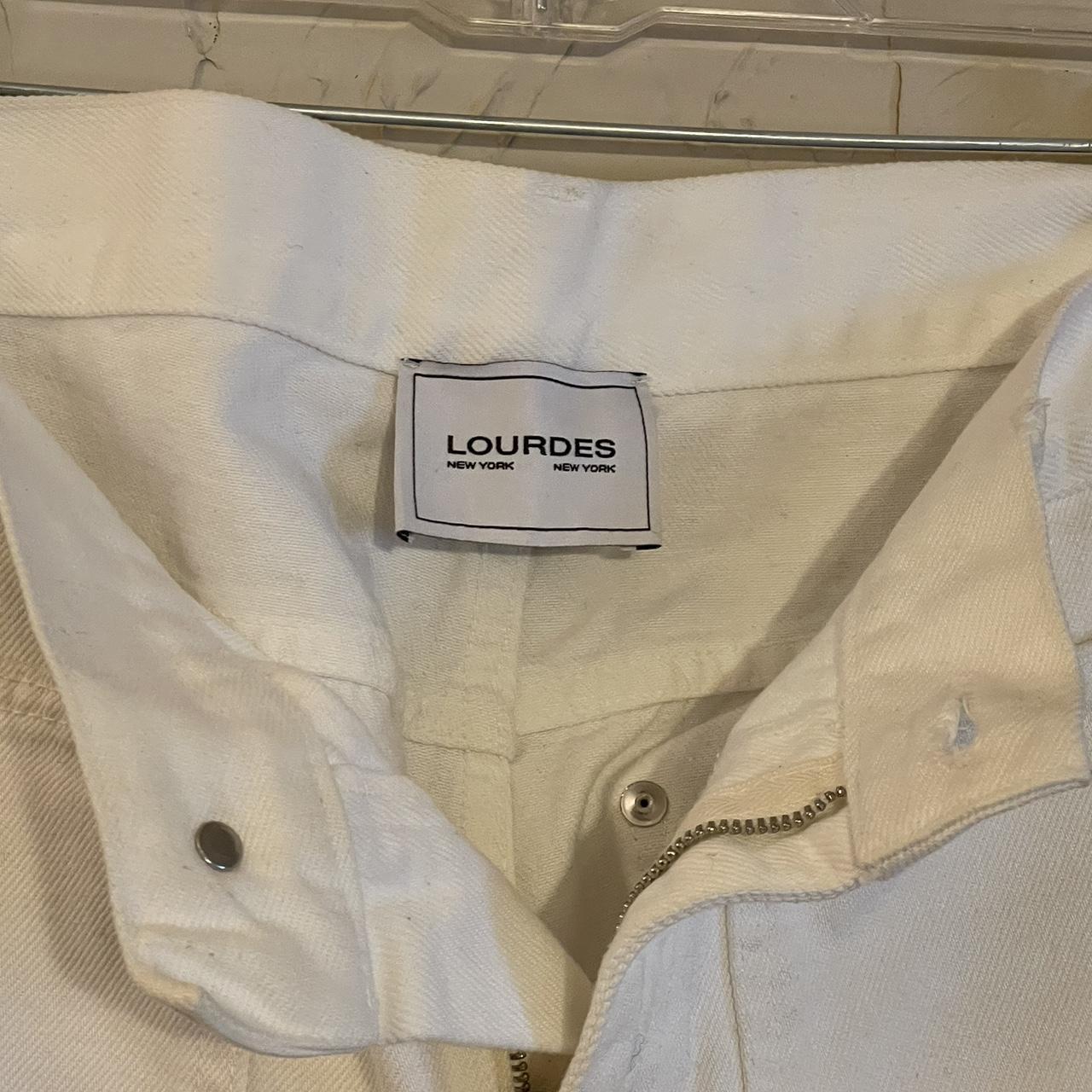 Lourdes Men's White Jeans (3)