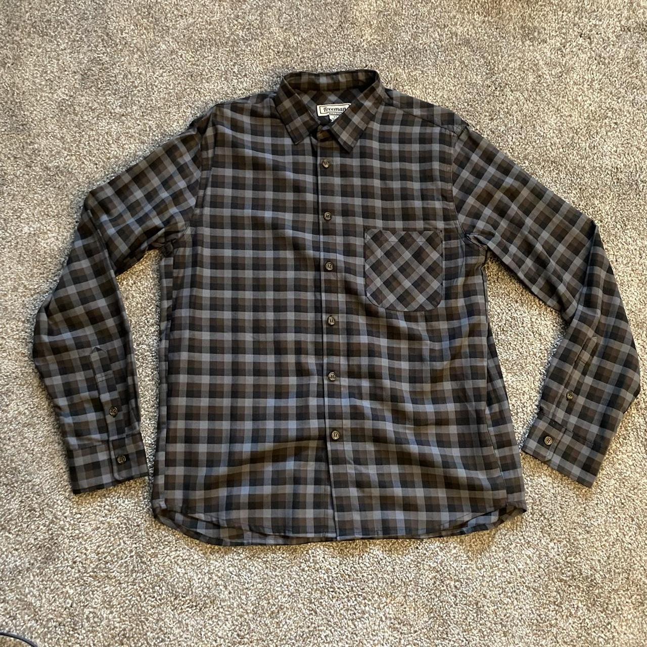 Freeman Seattle Weathervane flannel shirt. Size 42 /... - Depop