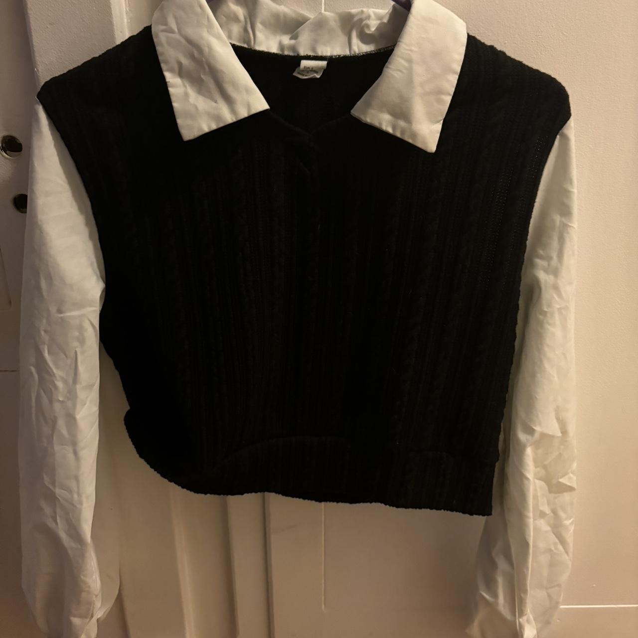 Sweater Vest Jumper With White Shirt Underneath Jumper With White
