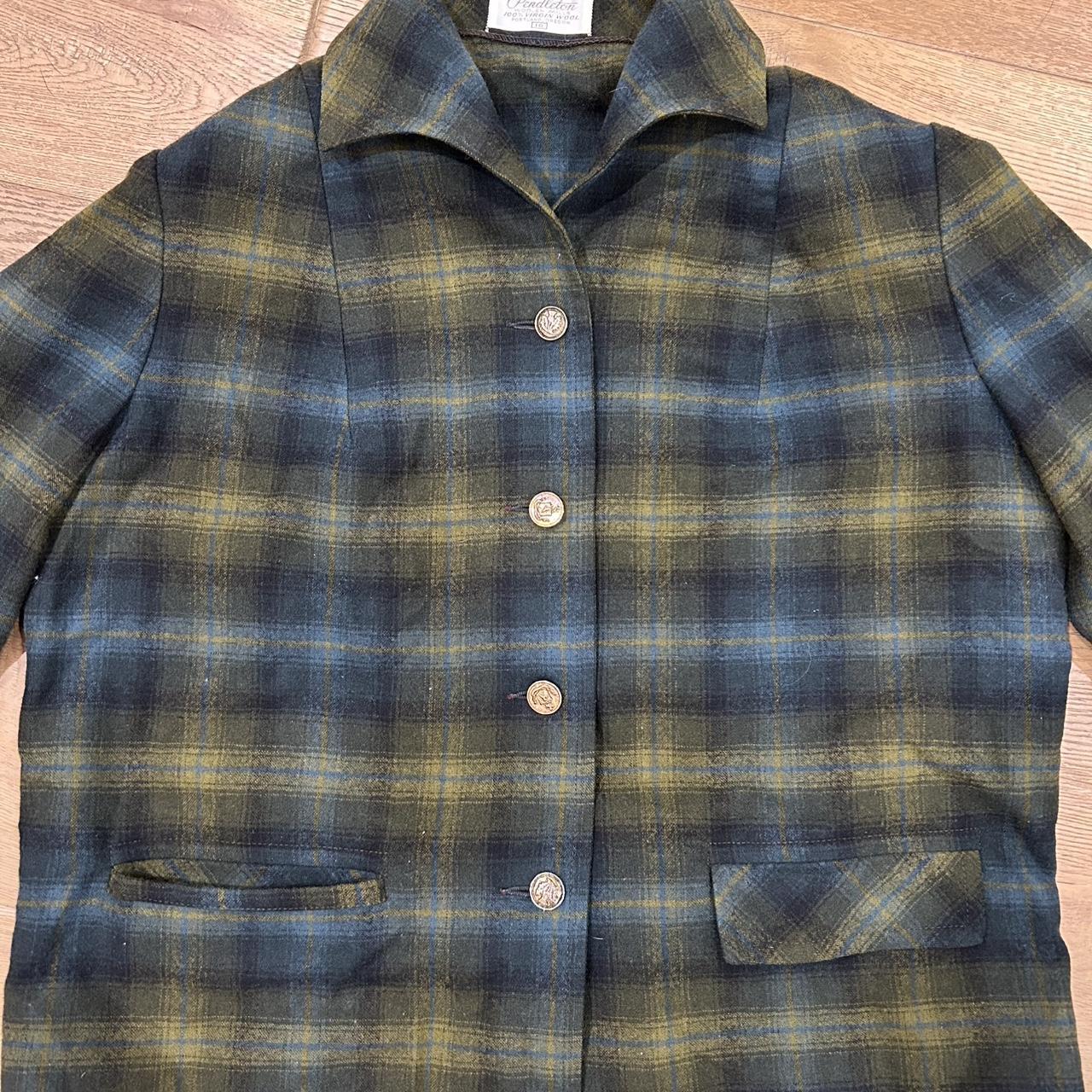 Pendleton Women's Jacket - Green/Multi - M – vint… - image 2