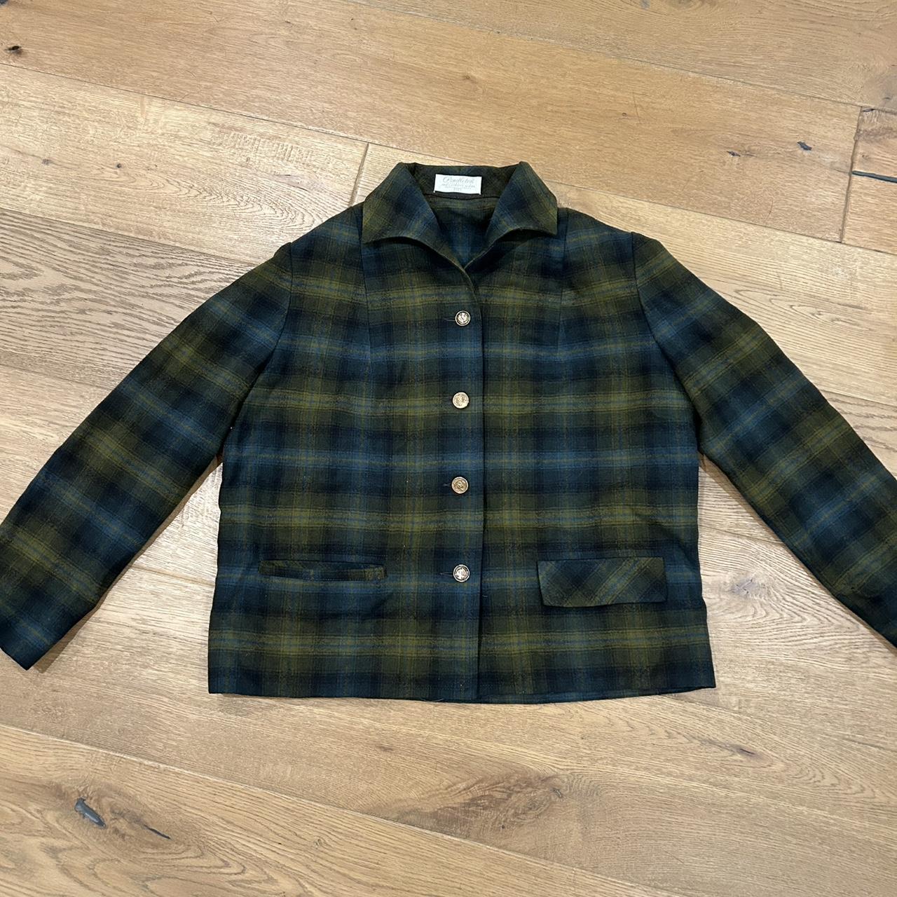 Pendleton Women's Jacket - Green/Multi - M – vint… - image 1