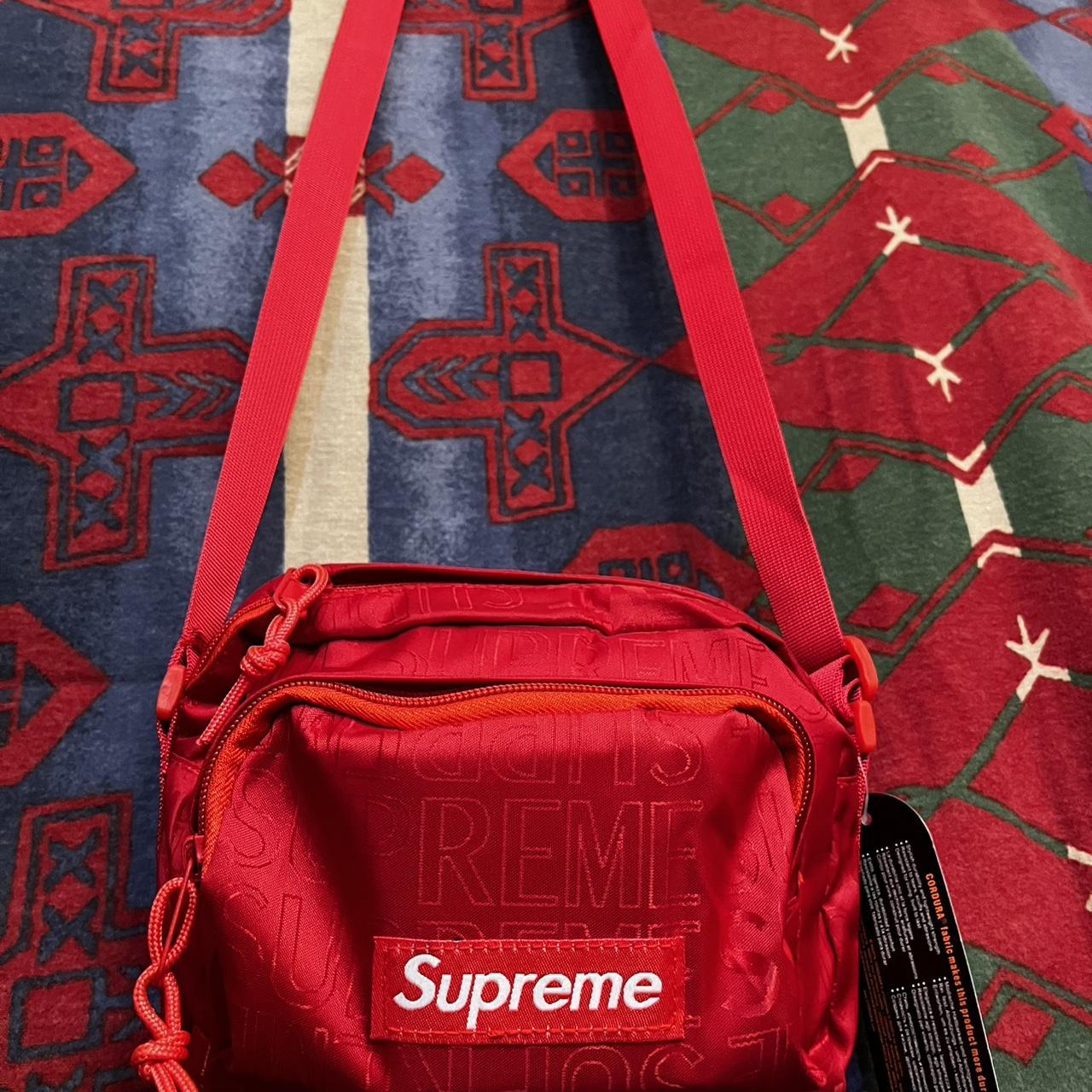 Supreme shoulder bag red ss19 deals