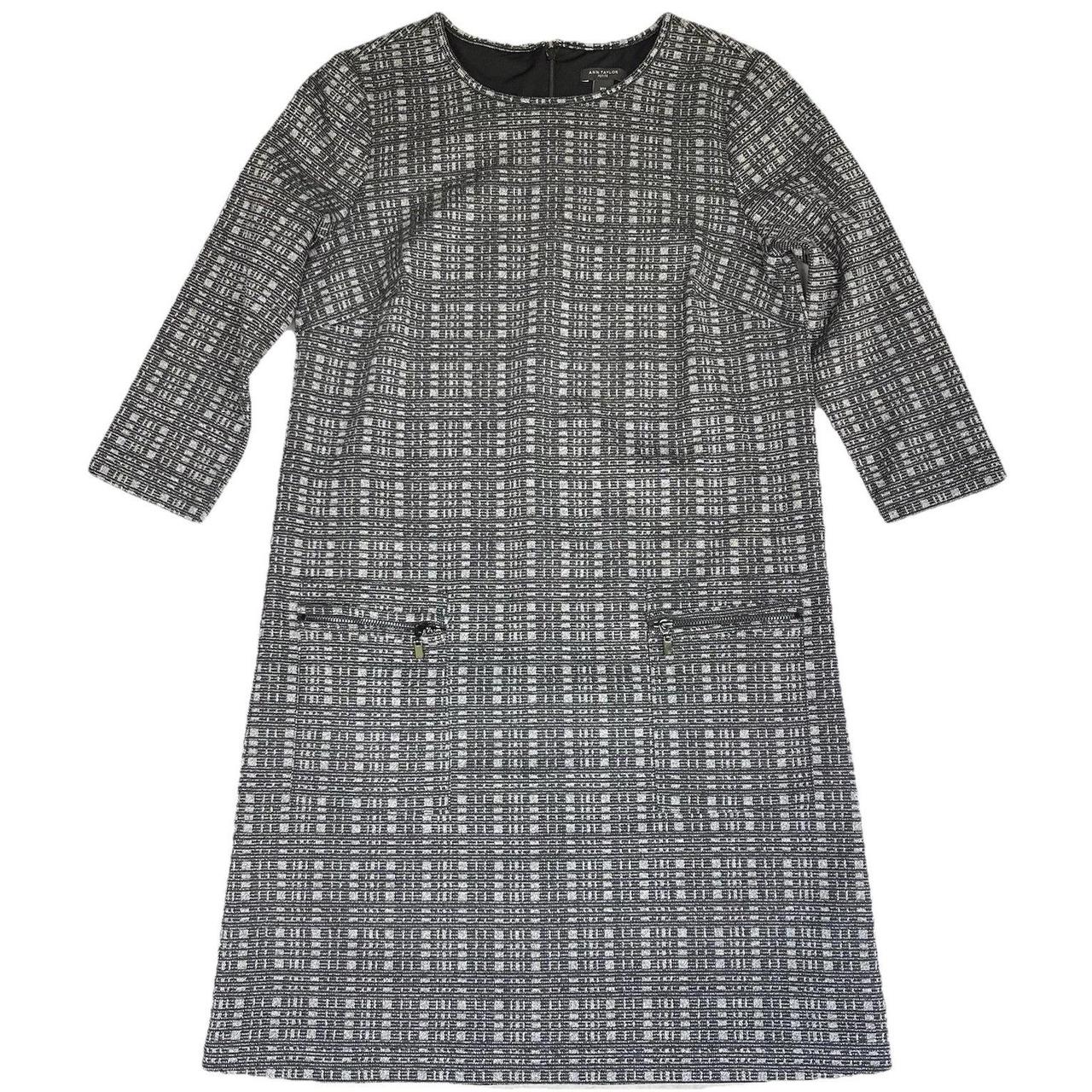Ann Taylor Women's Dress Black/White XS – Ann Taylor Dress