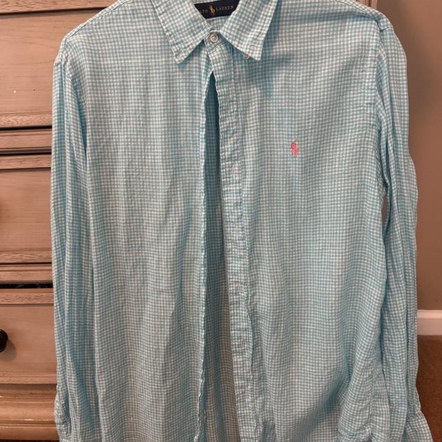 Ralph Lauren 90s 100% linen shirt y2k 麻 Ralph Lauren 90s 100% linen shirt y2k 麻 - メルカリ