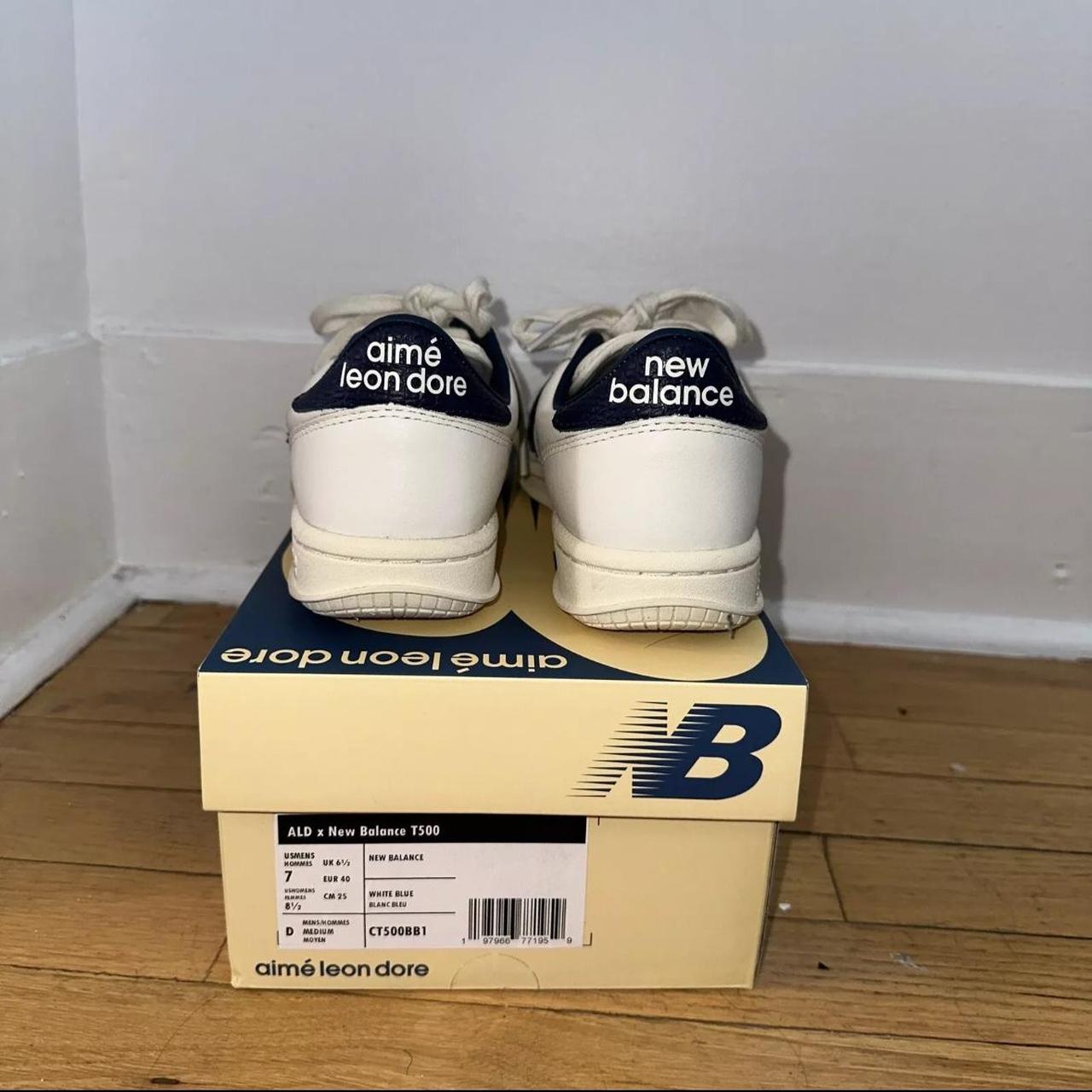 New Balance Aimé Leon Dore x T500 Navy Men's Depop