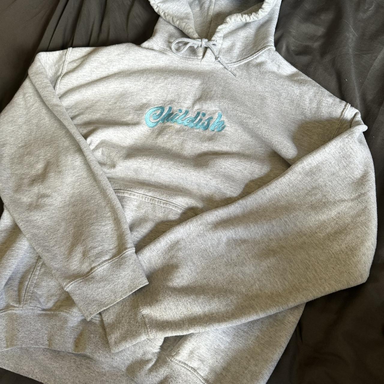 Childish hoodie grey fashion