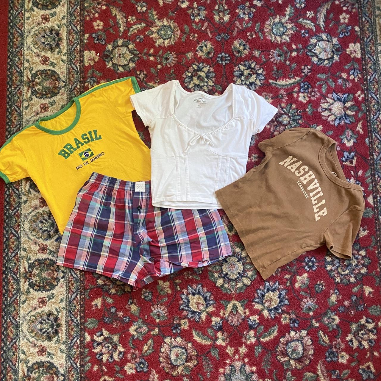 Women's Crop top - Multi - XS – Bundle of three t… - image 1