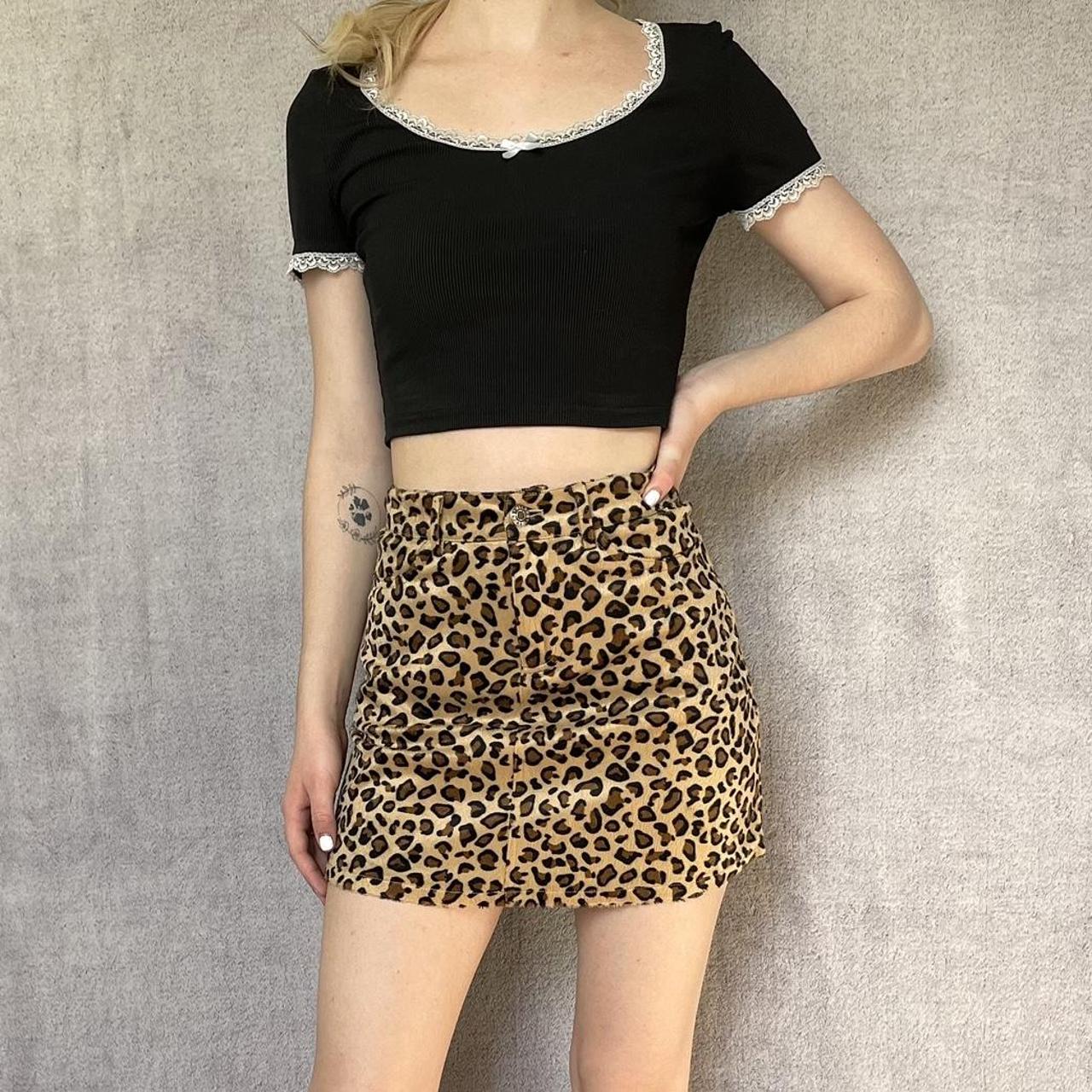 Valfre Women's Black and Brown Skirt