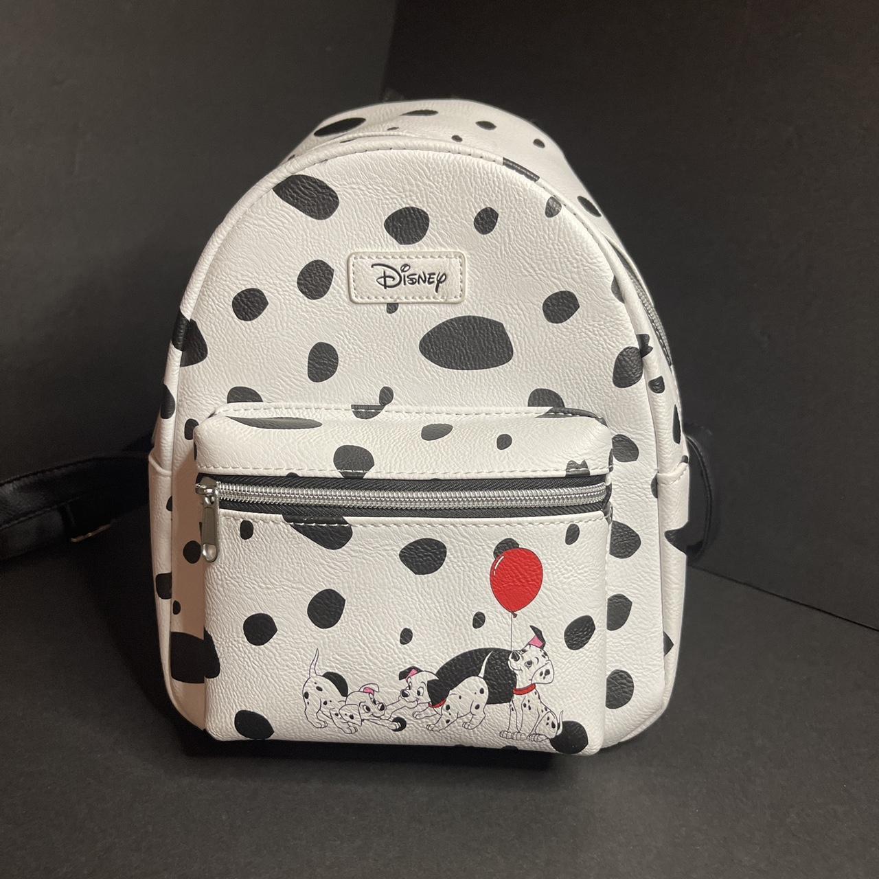 Loungefly top Disney 101 Dalmatians Spotted Mini Backpack Black White