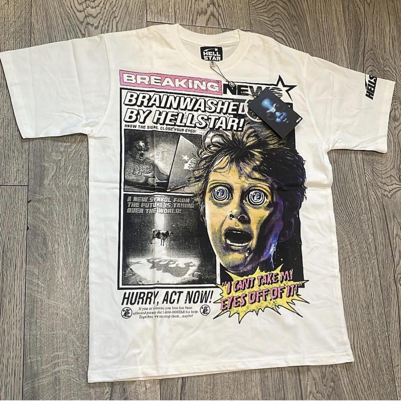 トップス Hellstar Breaking News T-Shirt Hellstar “Breaking News” T-Shirt | Depop