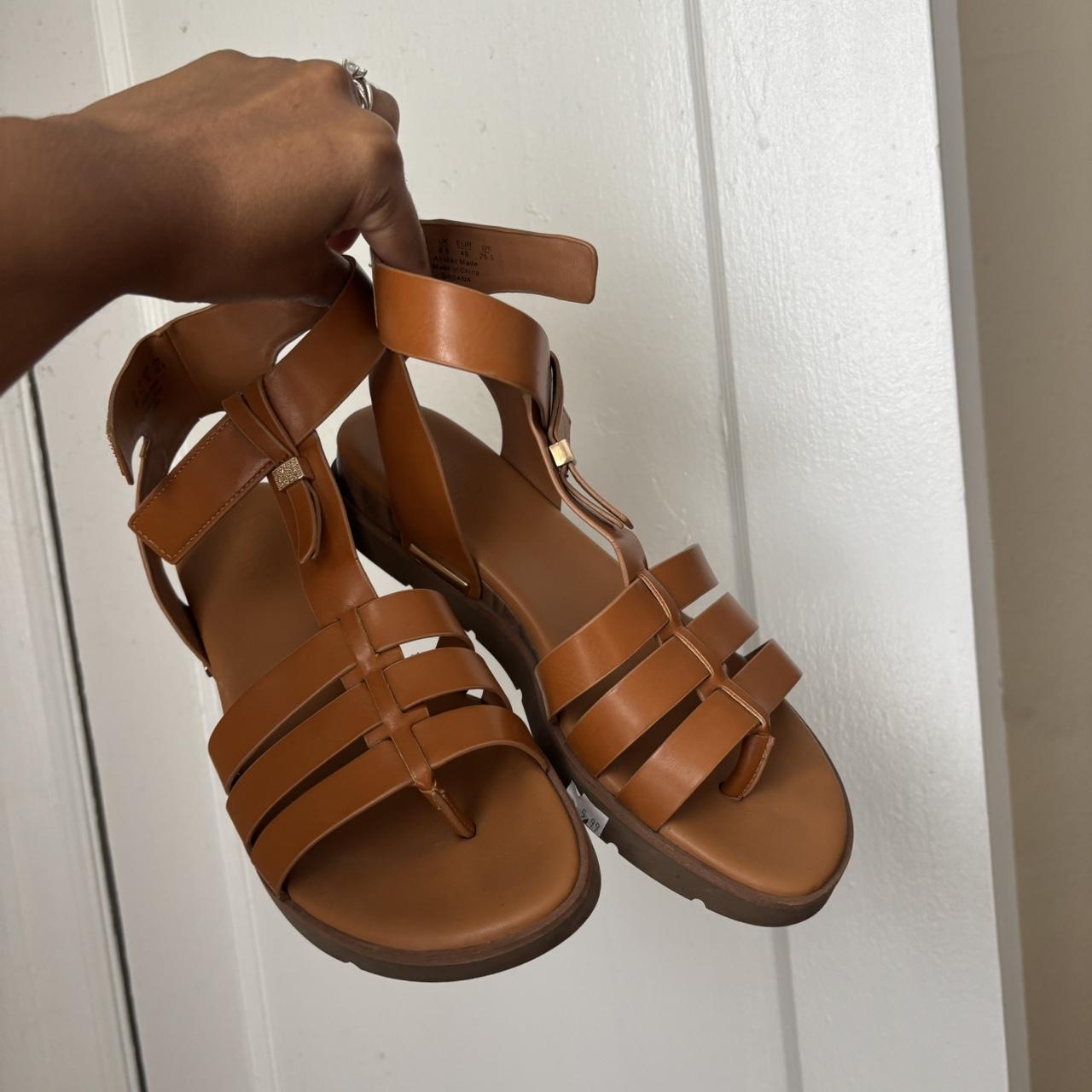 Franco Sarto Women's Sandals Tan/Brown US – franco sarto