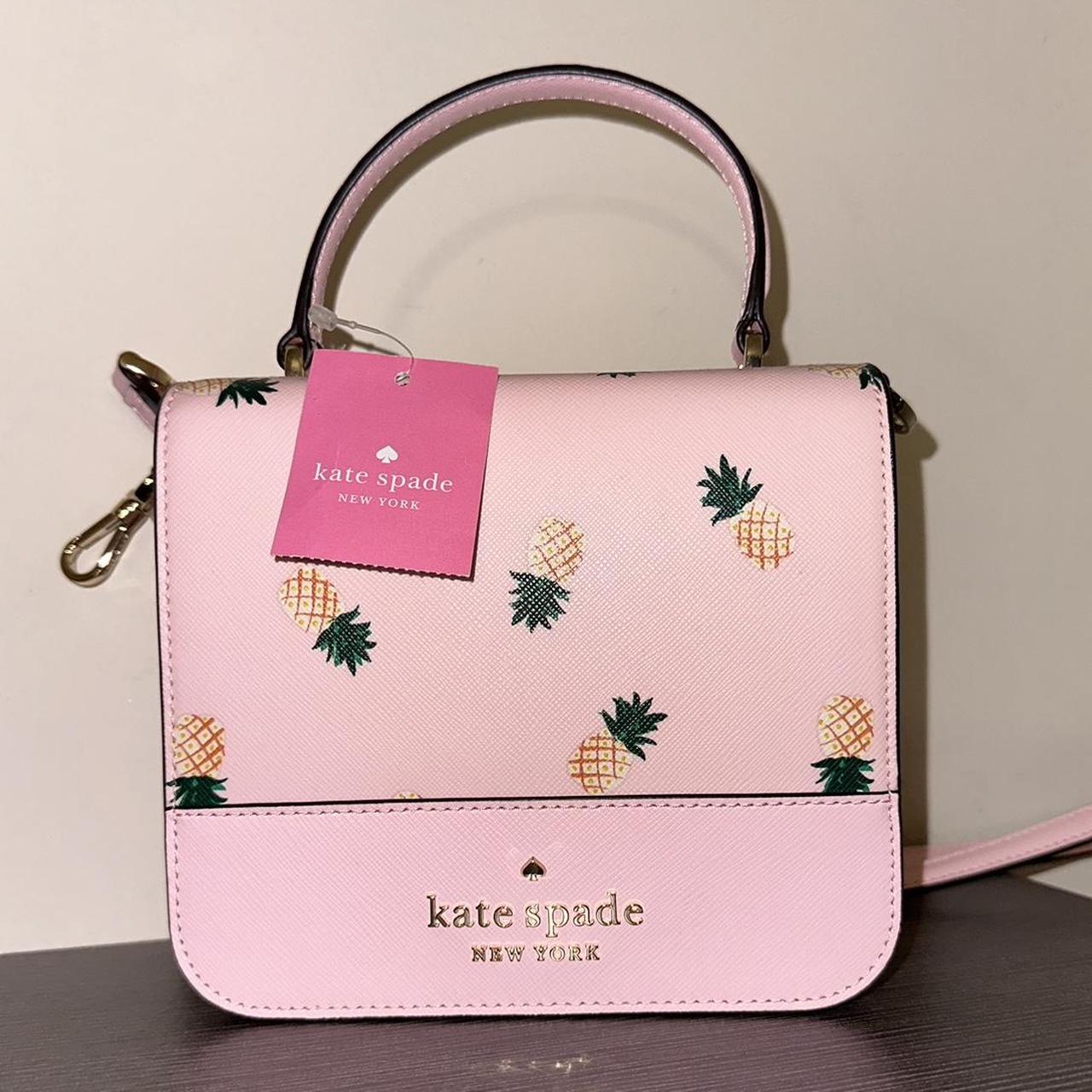 New with popular tags. Kate Spade Reversible pink and green Tote.