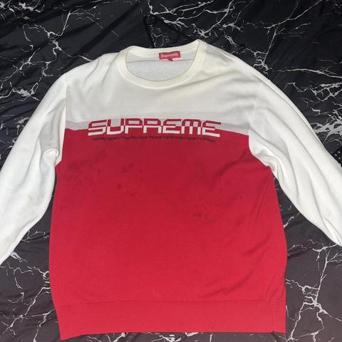 Supreme Split Logo Pullover😮‍💨 Great condition, rare... - Depop