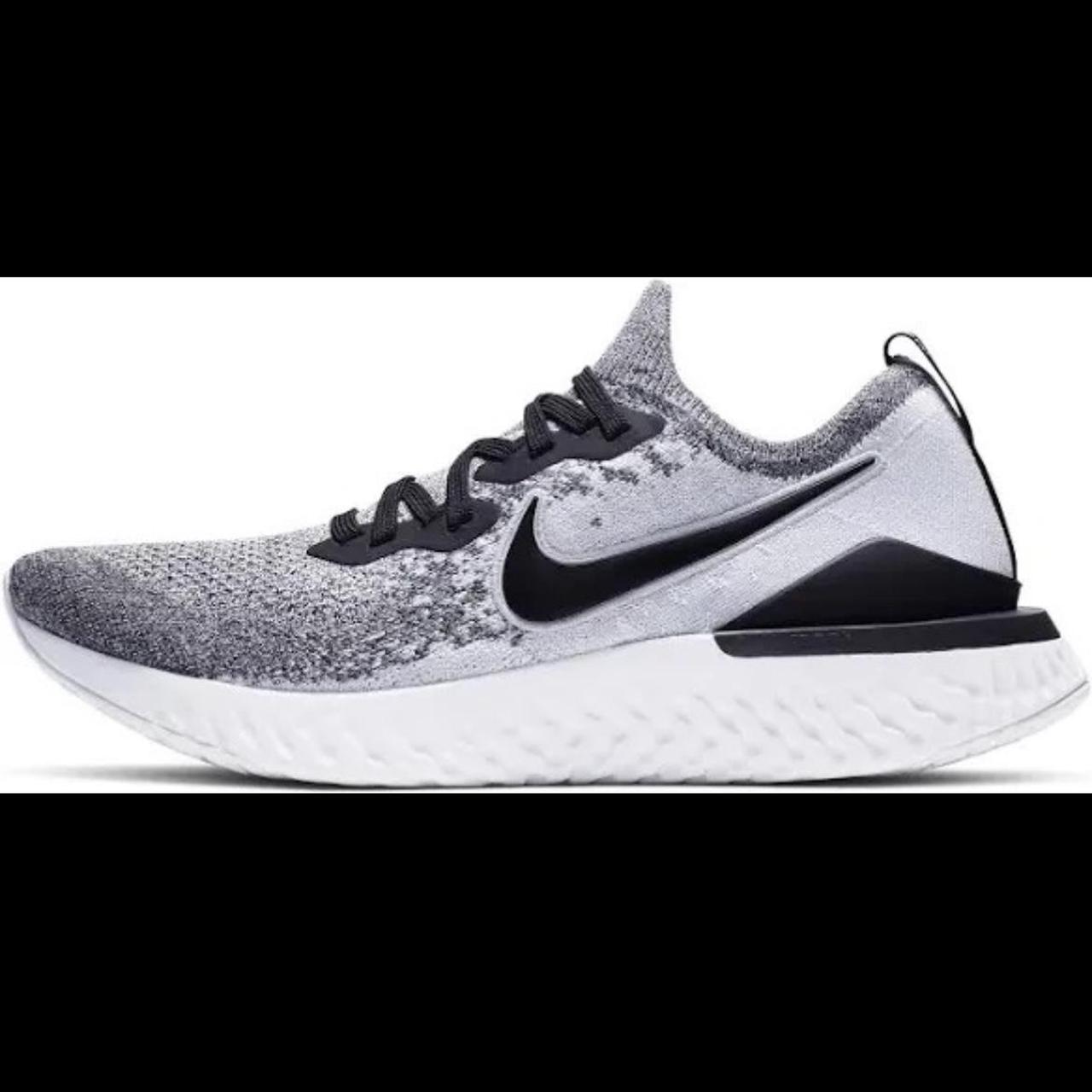 Nike Epic React Flyknit 2 Oreo White Black. Depop