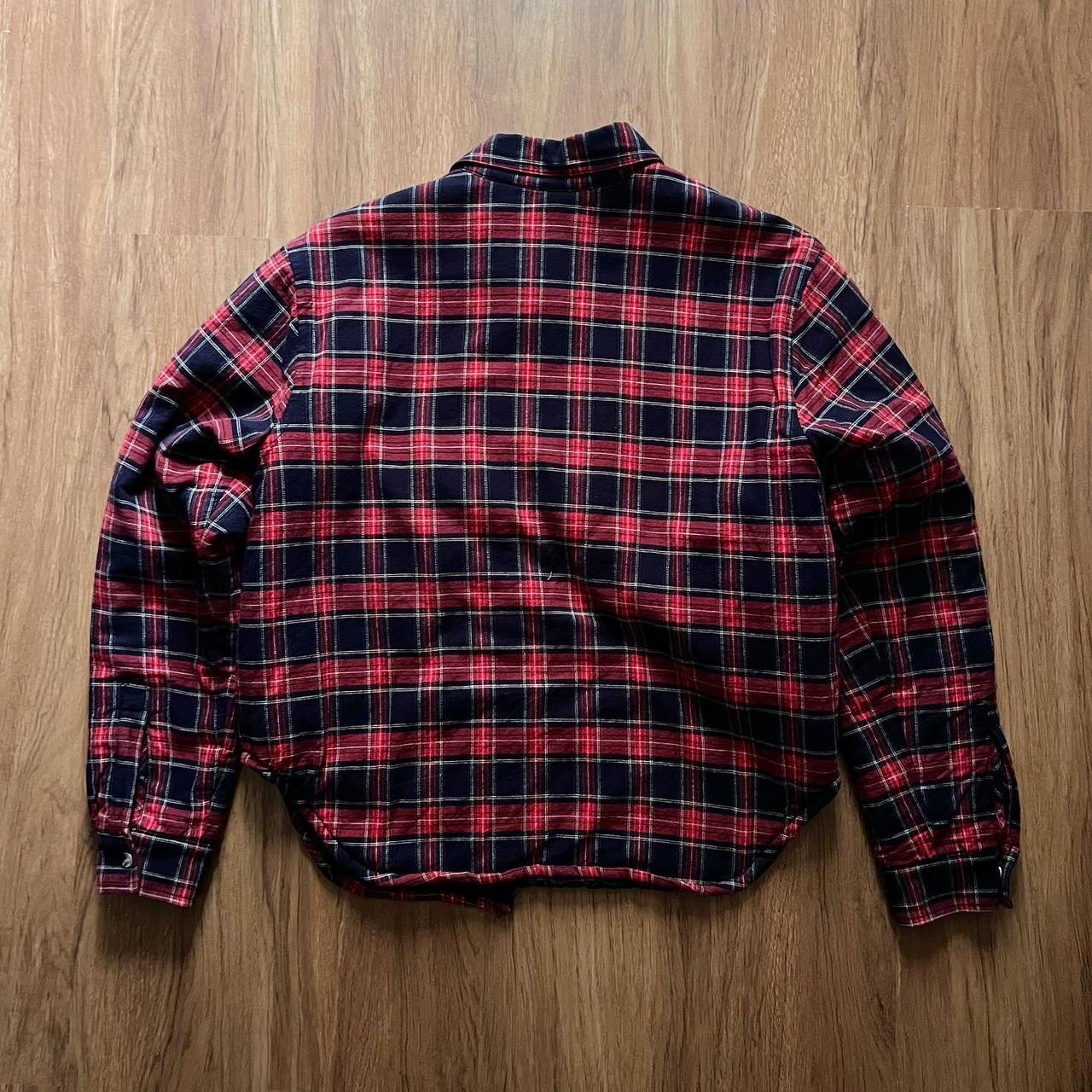 Chicoutimi Red Plaid Quilted Flannel Shirt