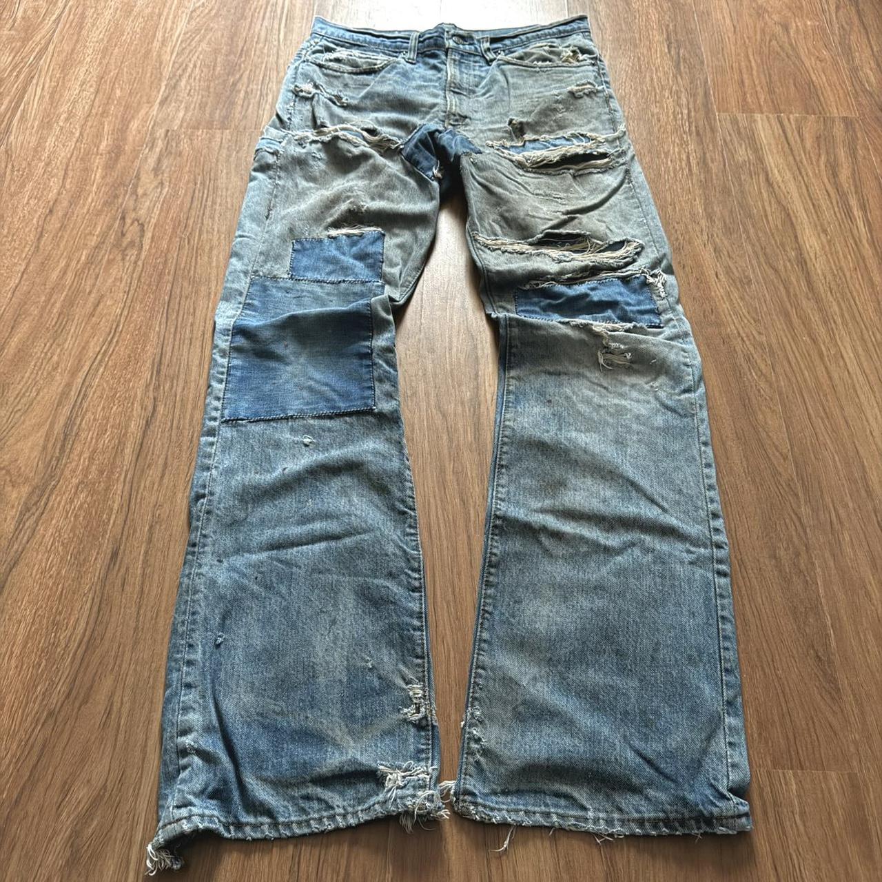 パンツ 70s Levi's Corduroy Patchwork Flare Levis 70s High Rise Flare Corduroy Jeans Womens 25 Mahogany